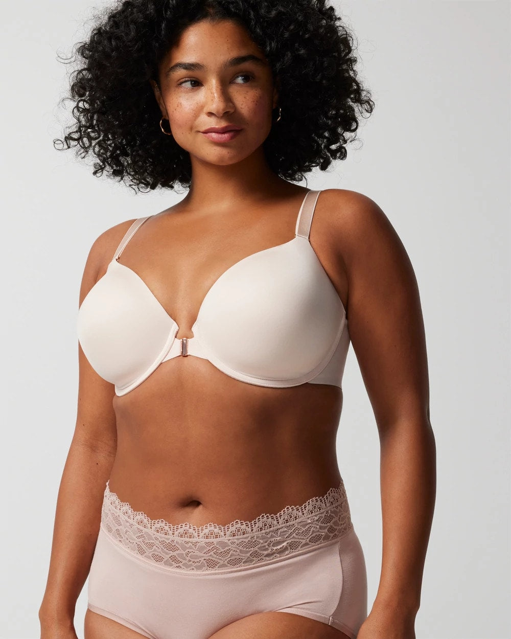 360 Front-Close Bra - PORCELAIN | Soma Online