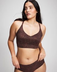 Racerback Bralette with Lace Back - HOT SPOT MOCHA MINI | Soma outlet