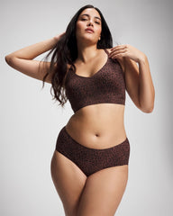 Racerback Bralette with Lace Back - HOT SPOT MOCHA MINI | Soma outlet
