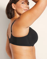 Lightly Lined Perfect Coverage Bra - BLACK | Soma for sale