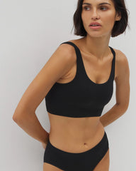 Seamless Rib Bralette - BLACK | Soma sale