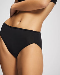 Cotton High Leg Panty - BLACK | Soma on sale