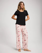 Short Sleeve + Pant Pajama Set - BE MINE PRETTY PINK | Soma discount
