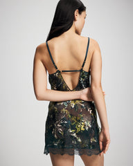 Silk Burnout Chemise - FERN FANTASY DARK HARBOUR | Soma for sale