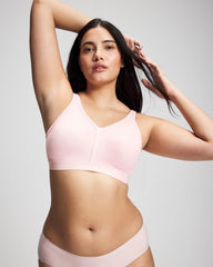 Wireless Unlined Full Coverage Bra - PRETTY PINK | Soma discount