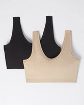 Bralette 2 Pack - BLACK/WARM AMBER | Soma on sale