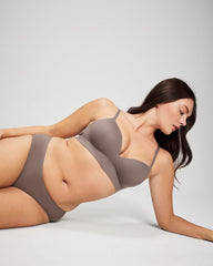 Rib Wireless Bra - DARK TAUPE | Soma Online