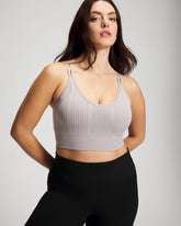 Seamless Bra With Strappy Back - MINERAL GRAY | Soma for sale