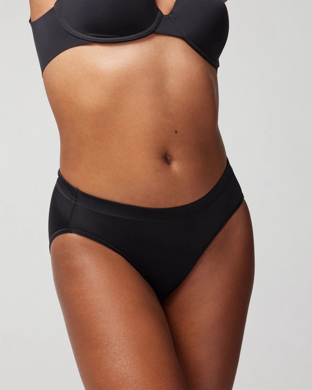 High-Leg Brief Panty - BLACK | Soma discount