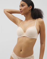 Embraceable Perfect Coverage Bra with Crochet Lace - PALE SAND | Soma sale