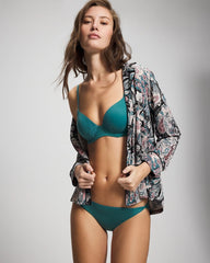 Enchanting Lace Trim Bra - CERULEAN TEAL | Soma on sale