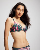 Push-Up Plunge Bra - COTTAGE FLORAL MINI GREEN | Soma near me