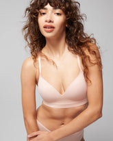 Luxe Wireless Bra with Lace Back - HUSH | Soma discount