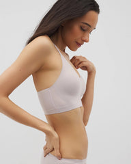 Racerback Bralette with Lace Back - GRAY GLASS | Soma near me