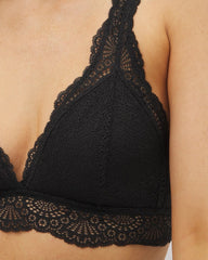 Crochet Lace Bralette - BLACK | Soma discount