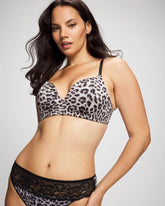 Wireless Push-Up Bra - DIVINE LEOPARD MINI TAUPE | Soma discount