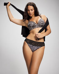 Wireless Push-Up Bra - DIVINE LEOPARD MINI TAUPE | Soma discount