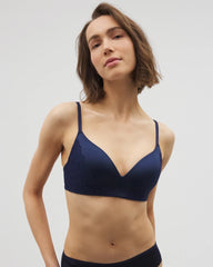 Wireless Lace Push-Up Bra - NIGHTFALL NAVY | Soma sale