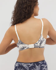 Push-up Plunge Bra - PLUMERIA BLOOMS CH NAVY | Soma for sale