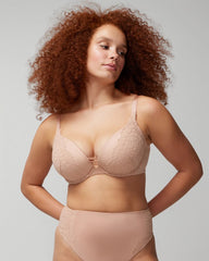 Push-up Plunge Bra with Lace - HUSH | Soma near me