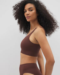 Seamless Rib Bralette - MOCHA | Soma Online