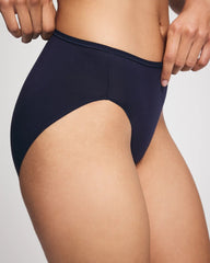 Cotton High Leg Panty - NIGHTFALL NAVY | Soma Online