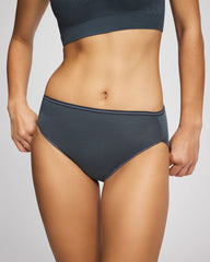 Cotton High Leg Panty - PETROL | Soma on sale
