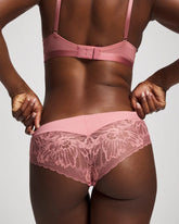 Cheeky Hipster Panty with Lace Back - ANTIQUE PINK | Soma for sale