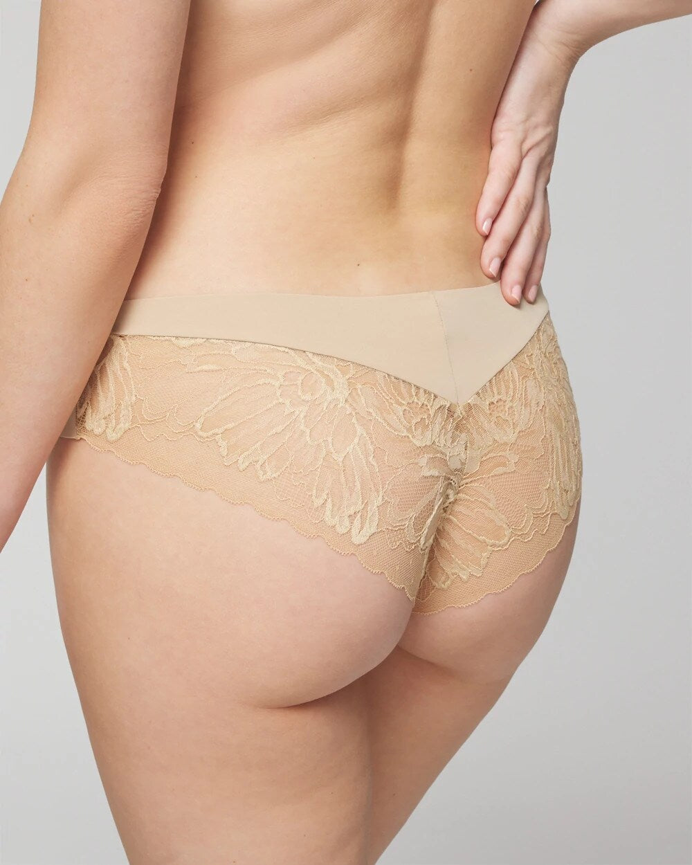 Cheeky Hipster Panty with Lace Back - WARM AMBER | Soma Online