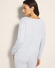 Long-Sleeve Pajama Top - BLUE MIST | Soma on sale
