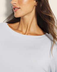 Long-Sleeve Pajama Top - BLUE MIST | Soma on sale