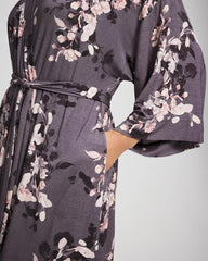 Short Robe - FLORAL DREAMS GRAY | Soma on sale