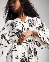 Short Robe - REFLECTION BLOOMS CHAMP | Soma discount