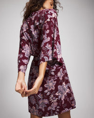 Short Robe - PAISLEY SPLENDOR PLUM | Soma outlet