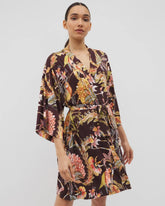 Short Robe - PARROT-DISO PLUME G PLUM | Soma near me