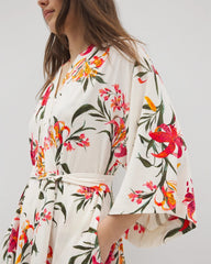 Short Robe - LE TIGRE FLORA CHAMPAGNE | Soma on sale