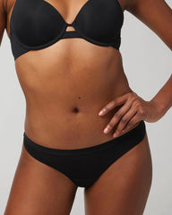 Cotton Thong Panty - BLACK | Soma Online