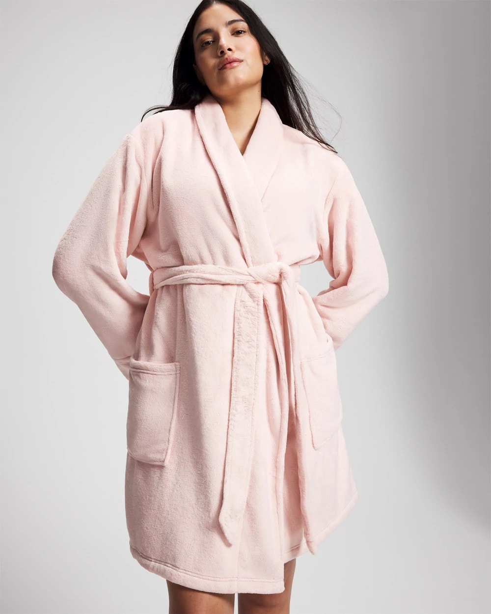 Plush Short Robe - PRETTY PINK | Soma outlet