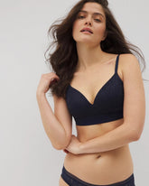 Wireless Bra with Lace - NIGHTFALL NAVY | Soma discount