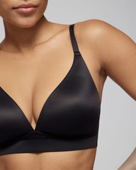 Luxe Plunge Bralette - BLACK | Soma on sale
