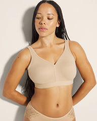 Wireless Unlined Full Coverage Bra - WARM AMBER | Soma sale