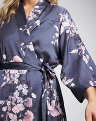 Short Robe - FLORAL DREAMS GRAY | Soma sale