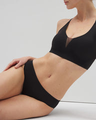Mesh Back Bikini Panty - BLACK | Soma sale