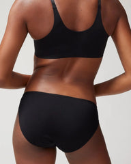 Cotton Blend Bikini Panty with Lace - BLACK | Soma discount