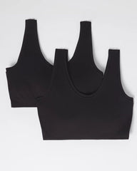 Bralette 2 Pack - BLACK/BLACK | Soma for sale