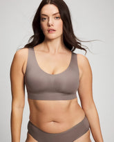Rib Bralette - DARK TAUPE | Soma for sale