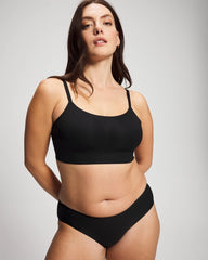 Rib Adjustable Bralette - BLACK | Soma sale