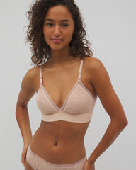 Triangle Bralette with Lace - HUSH | Soma near me