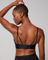 Triangle Bralette with Lace - BLACK | Soma on sale