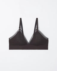 Triangle Bralette with Lace - BLACK | Soma on sale